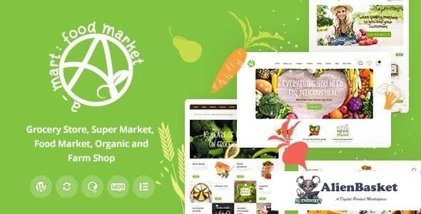 97987  A-Mart v1.0.2 - Organic Products Shop WordPress Theme 