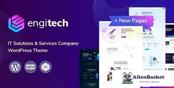 97104  Engitech v1.3 - IT Solutions & Services WordPress Theme 