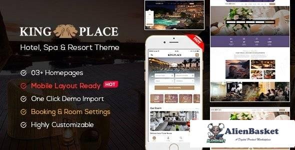 101575  KingPlace v1.2.7 - Hotel Booking, Spa & Resort WordPress Theme (Mobile Layout Ready) 