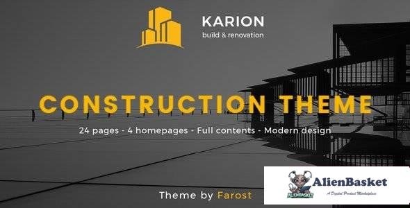 97242  Karion v2.0 - Construction & Building WordPress Theme 