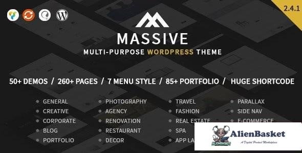 97251  Massive v2.4.1 - Responsive Multi-Purpose WordPress Theme 