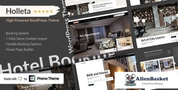 97256  Holleta v1.0.0 - Hotel Booking WordPress 