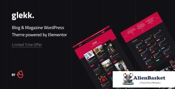97426  Glekk v1.2 - Elementor Blog & Magazine WordPress Theme 