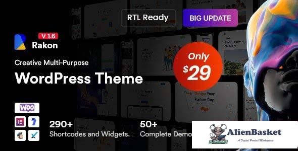 97443  Rakon v1.6 - Creative Multi-Purpose WordPress Theme 