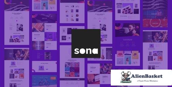 97452  Sona v1.1.0 - Digital Marketing Agency WordPress 