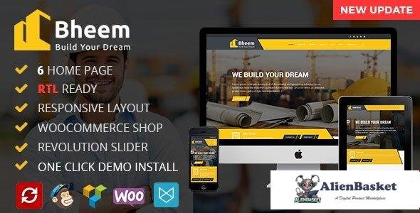 97456  Bheem v1.6 - Construction Industry Agency WordPress Theme with RTL Read 