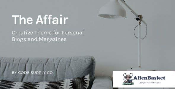 97510  The Affair v3.4.6 - Creative Theme for Personal Blogs and Magazines 