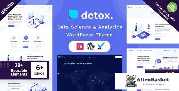 97515  Detox v1.7 - Data Science & Analytics WordPress Theme 