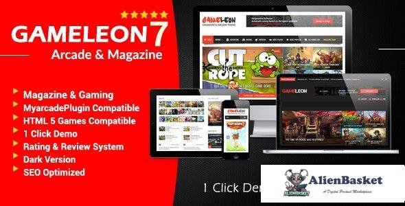 98933  Gameleon v7.4 - WordPress Magazine & Arcade Theme 