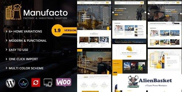 106553  Manufacto v3.1 - Factory WordPress Theme 