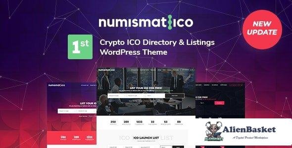 101572  Numismatico v1.9 - Cryptocurrency Directory & Listings WordPress Theme 