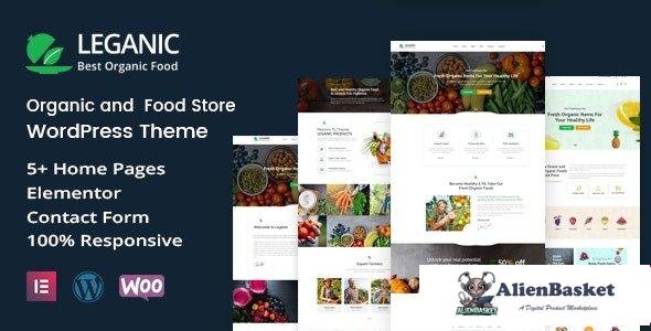 102446  Leganic v1.7 - Organic and Food Store WordPress Theme 