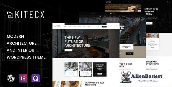 105925  Kitecx v1.0.7 - Architecture & Interior WordPress Theme 