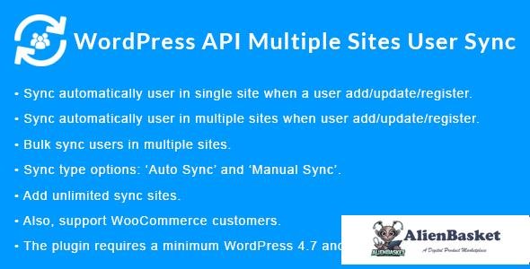 103851  WordPress API Multiple Sites User Sync v1.6.2 