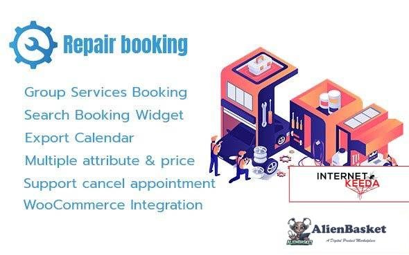98051  Repair Booking v1.4 - WordPress booking system for repair service industries 