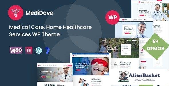 100676  MediDove v2.2.0 - Medical Care, Home Healthcare Service WP Theme + RTL 