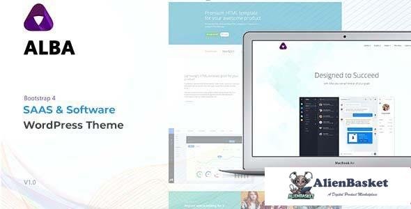 97877  Alba v1.0 - Startup/Software WordPress Theme 