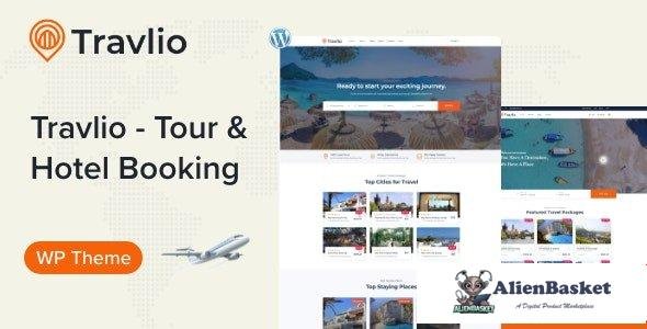 108551  Travlio v1.0.4 - Travel Booking WordPress Theme 