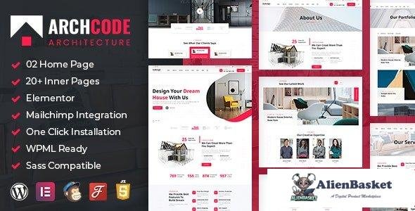 101665  Archcode v1.3 - Architect Design WordPress Theme 