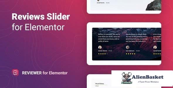 98017  Reviewer v1.0 - Reviews Slider for Elementor 