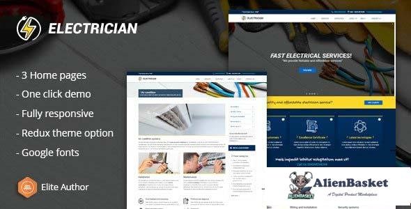 98018  Electrician v1.0 - Electrical And Repair Service WordPress Theme 