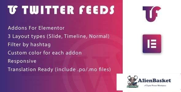 98089  Twitter Feeds for Elementor v1.0 - WordPress Plugin 