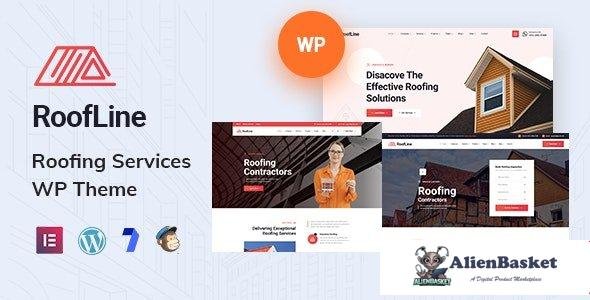 98138  RoofLine v1.0 - Roofing Services WordPress Theme 