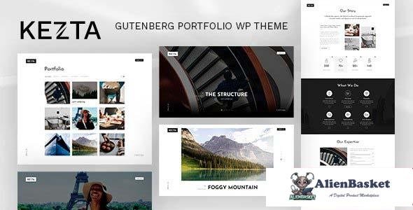98262  Kezta v1.1 - Gutenberg Portfolio for WordPress 
