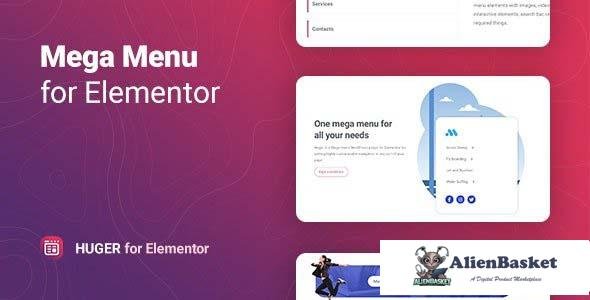 98318  Huger v1.0 – Mega Menu for Elementor 