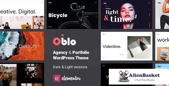98371  Oblo v1.3.4 - Portfolio Showcase WordPress Theme 