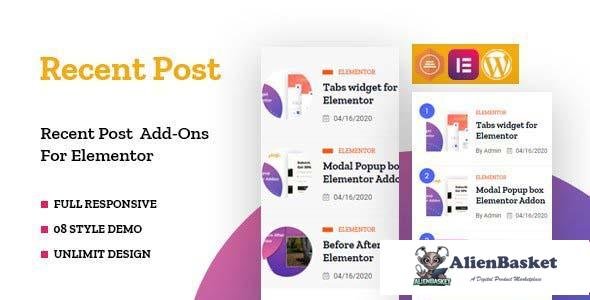 98378  Recent Posts Widget for Elementor v1.0.0 