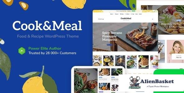 98401  Cook&Meal v1.0 - Food Blog & Recipe WordPress Theme 