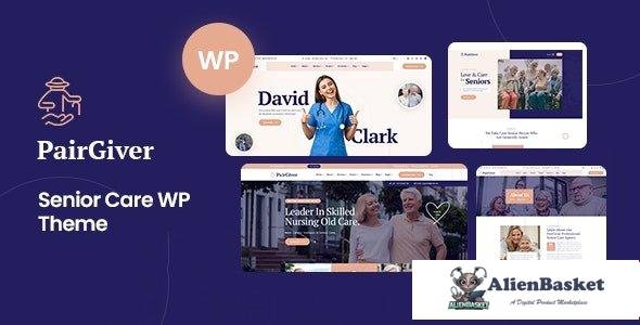 98489  PairGiver v1.0 - Senior Care WordPress Theme 