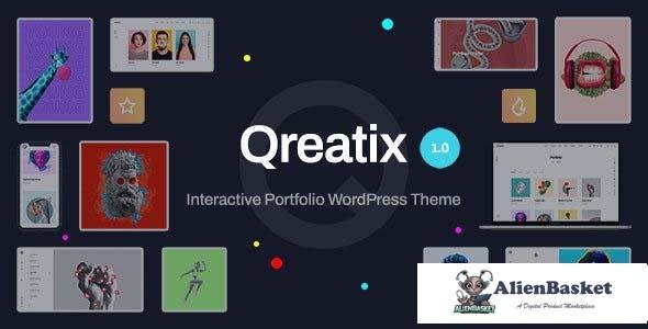 98497  Qreatix v1.0 - Interactive Portfolio WordPress Theme 