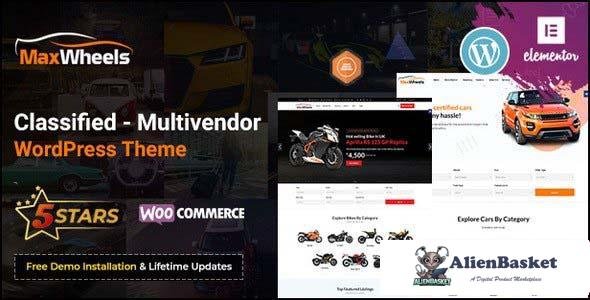 98525  Maxwheels v1.0.1 - Car Dealer Automotive & Classified Multivendor WordPress Theme 