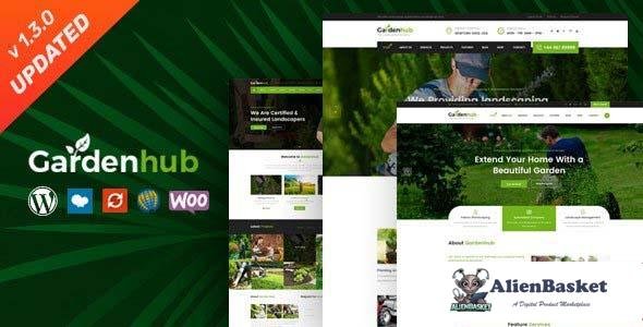 105791  Garden HUB v1.3.5 - Lawn & Landscaping WordPress Theme 