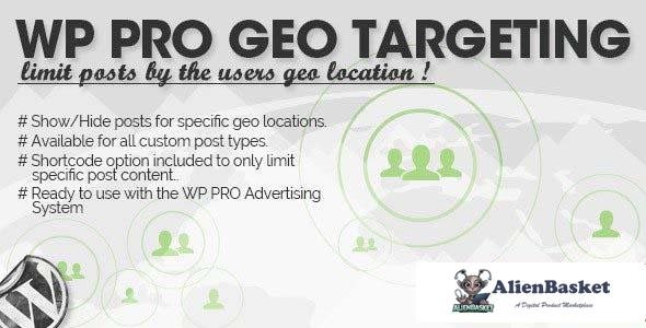 98582  WP Pro Geo Targeting v1.1.9 