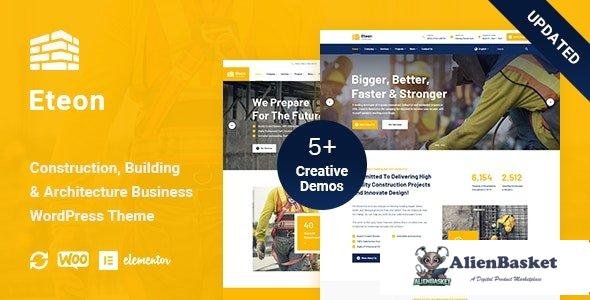 98599  Eteon v1.0.6 - Construction And Building WordPress Theme 