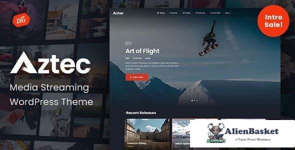 98602  Aztec v1.1 - Video Streaming & Membership Theme 