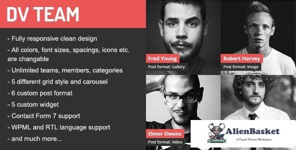 98658  DV Team v2.0 - Responsive Team Showcase WordPress Plugin 