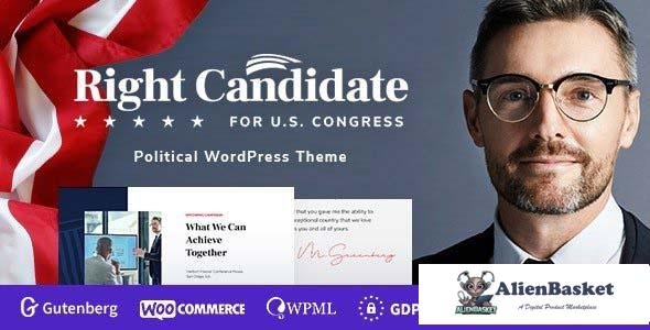 107083  Right Candidate v1.1.1 - Election Campaign and Political WordPress Theme 