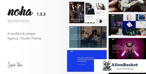 98712  Noha v1.3.3 - A modern Agency WordPress Theme for Creatives 