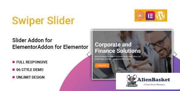 98763  Swiper v1.0.0 - Slider Widget for Elementor 