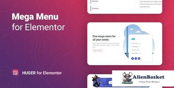 101529  Huger v1.0.9 - Mega Menu for Elementor 