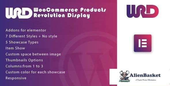 98786  Woocommerce Products Revolution Display for Elementor v1.0.0 