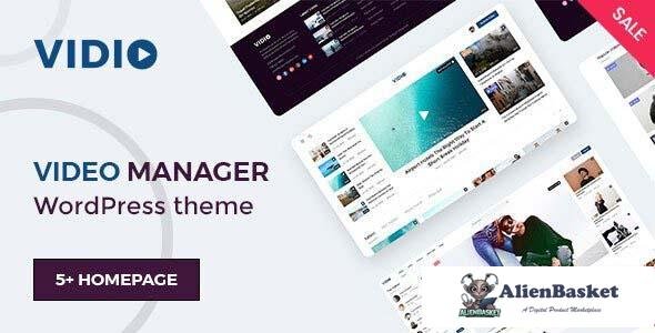 98816  Vidio v1.1.8 - Video Manager WordPress theme 