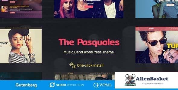 107278  The Pasquales v1.1.0 - Music Band, DJ and Artist WP Theme 