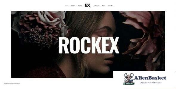 98840  Rockex v1.0 - One Page Portfolio WordPress Theme 