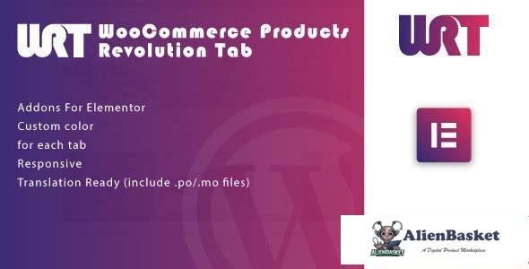 98852  WooCommerce Products Revolution Tab for Elementor v1.0 