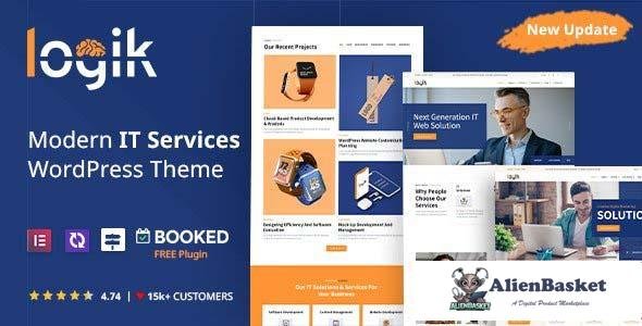 98855  Logik v1.2.0 - Premium IT Solutions and Technology WordPress Theme 